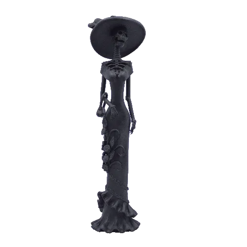 Figura de catrina clasica obra de arte mexicano