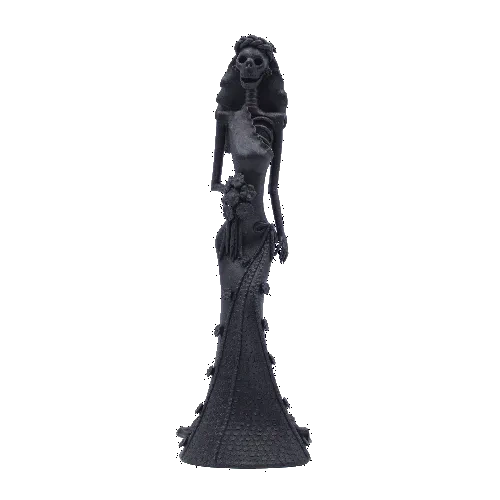 Figura de catrina novia obra de arte