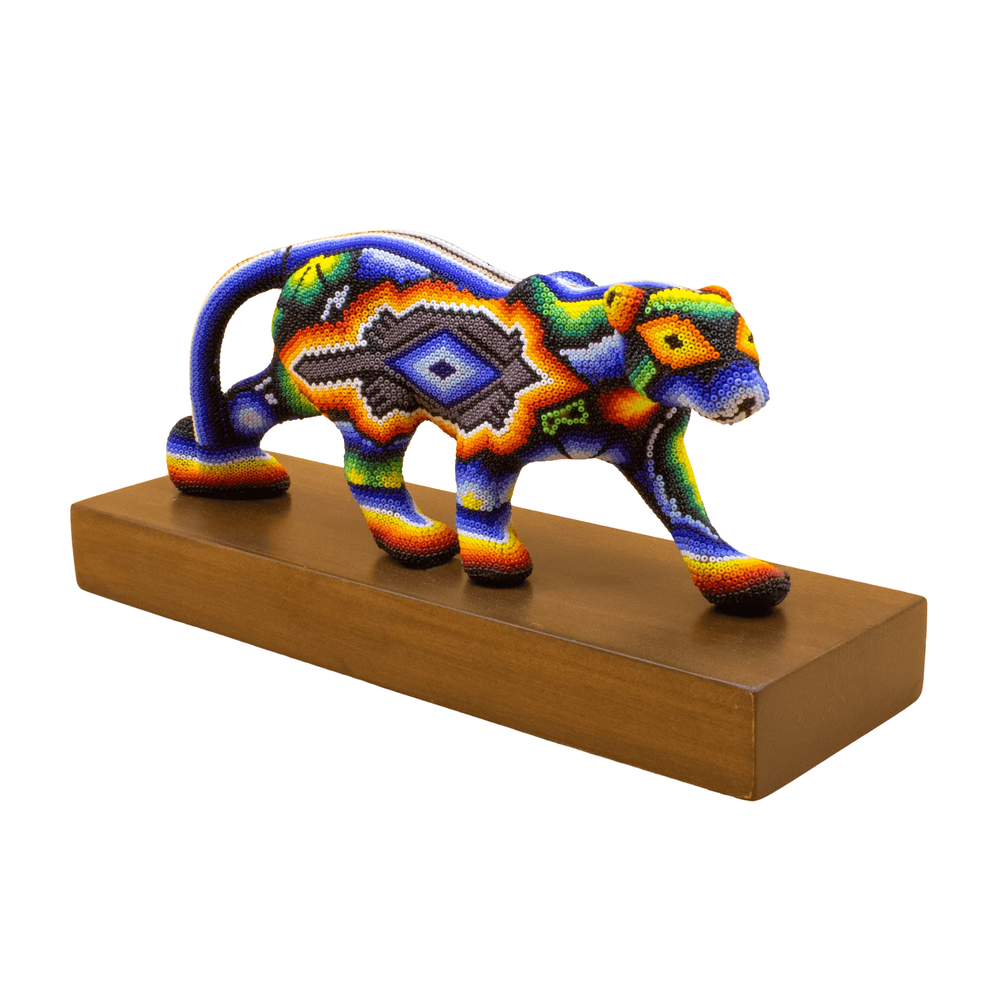 Escultura de Reconocimiento con arte huichol chita colorida 10 2026