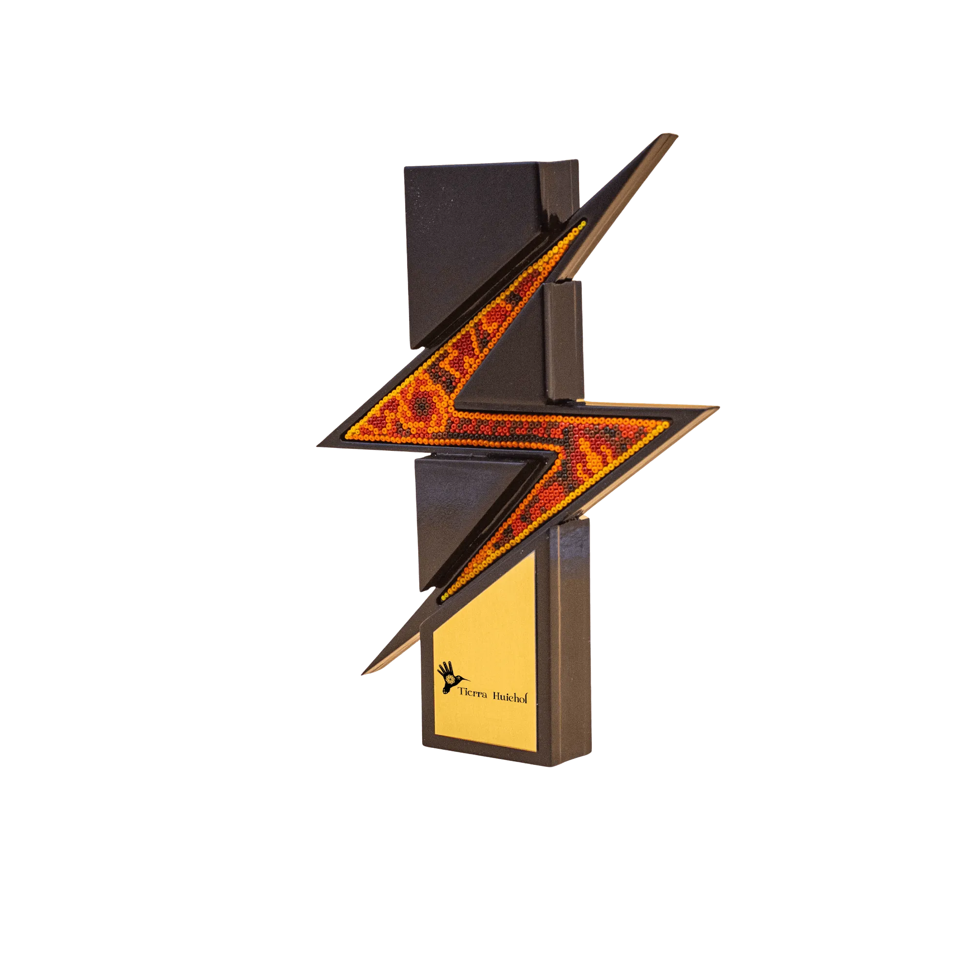 Figura de reconocimiento arte huichol rayo