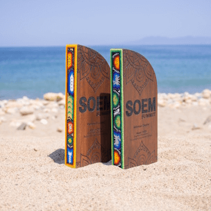 Tablas de madera con grabado laser con chaquiras